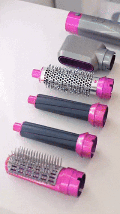 مصفف شعر بالهواء الساخن 5 في 1